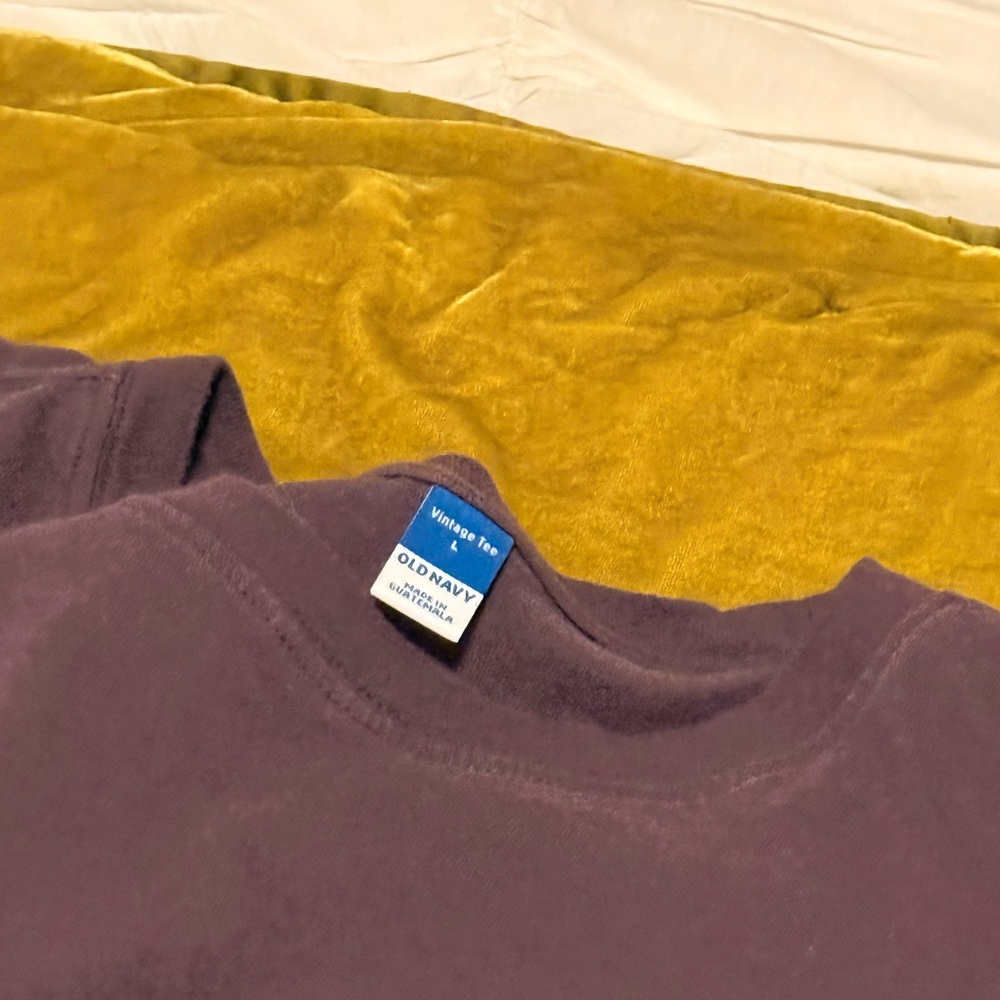 Old Navy Vintage Tee - Plum Purple Crewneck